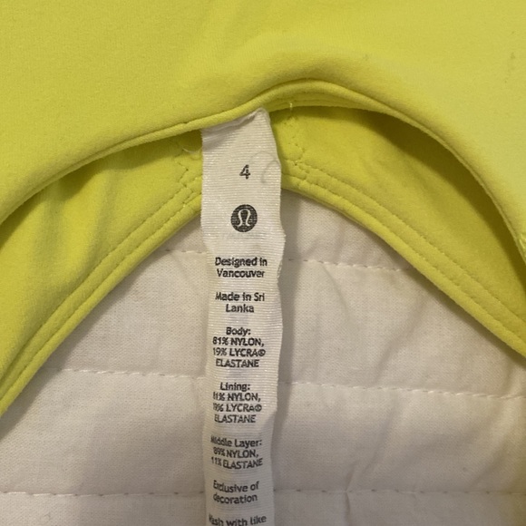 Lululemon Align Tank Top, Yellow, Size 4 - Picture 4 of 10
